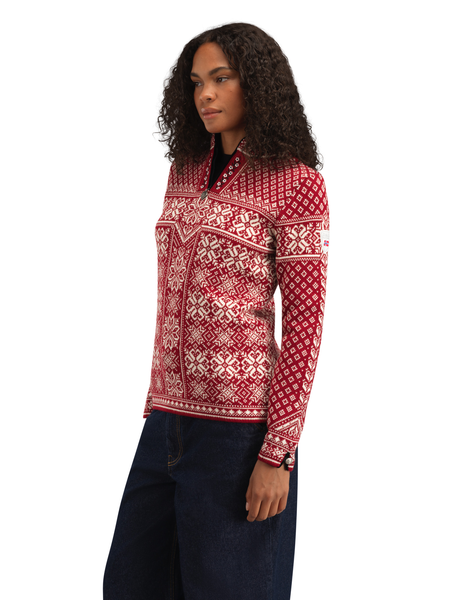 Peace Women’s Knit Sweater  Redrose Offwhite