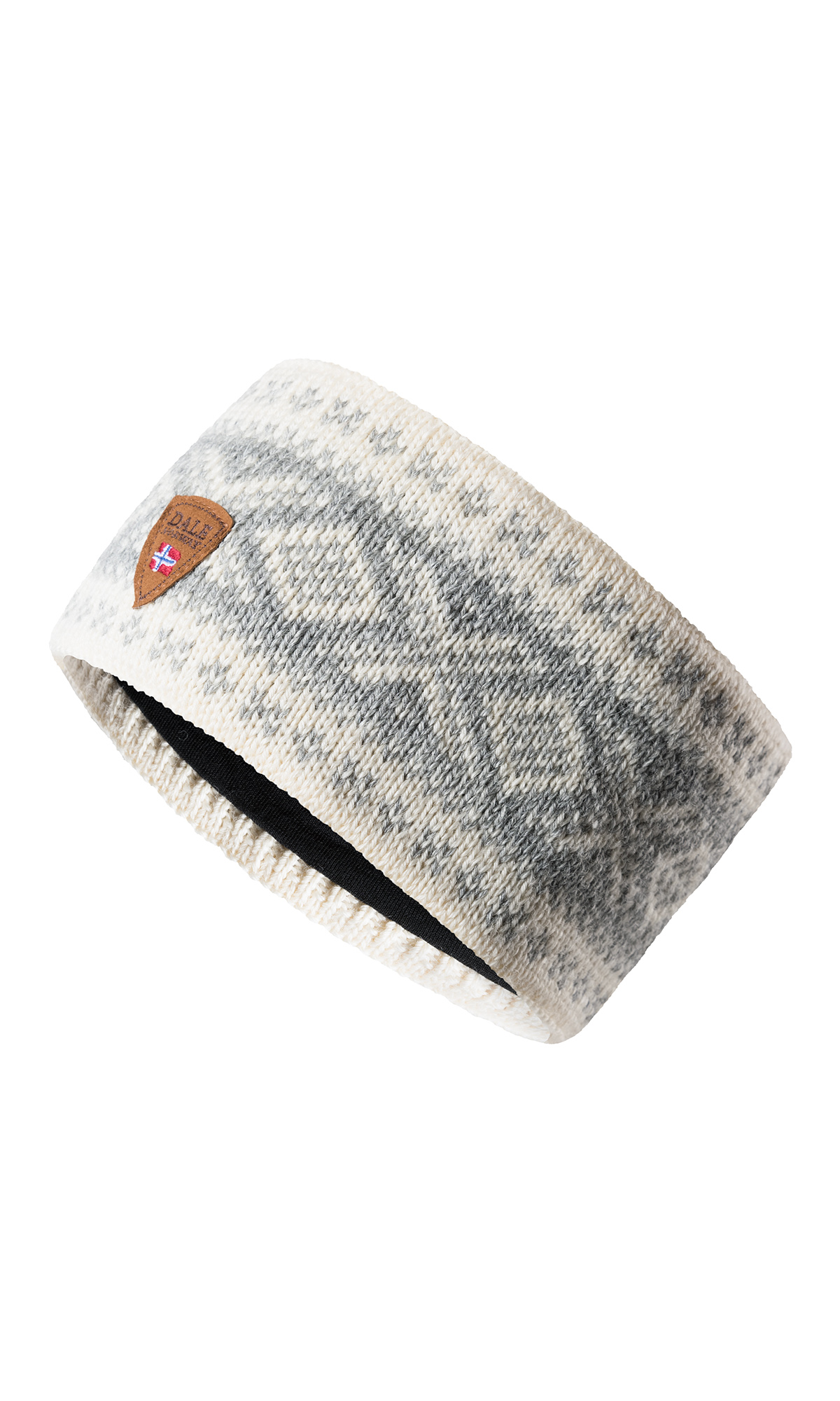 Cortina 1956 Headband - Norwegian Wool Grey White