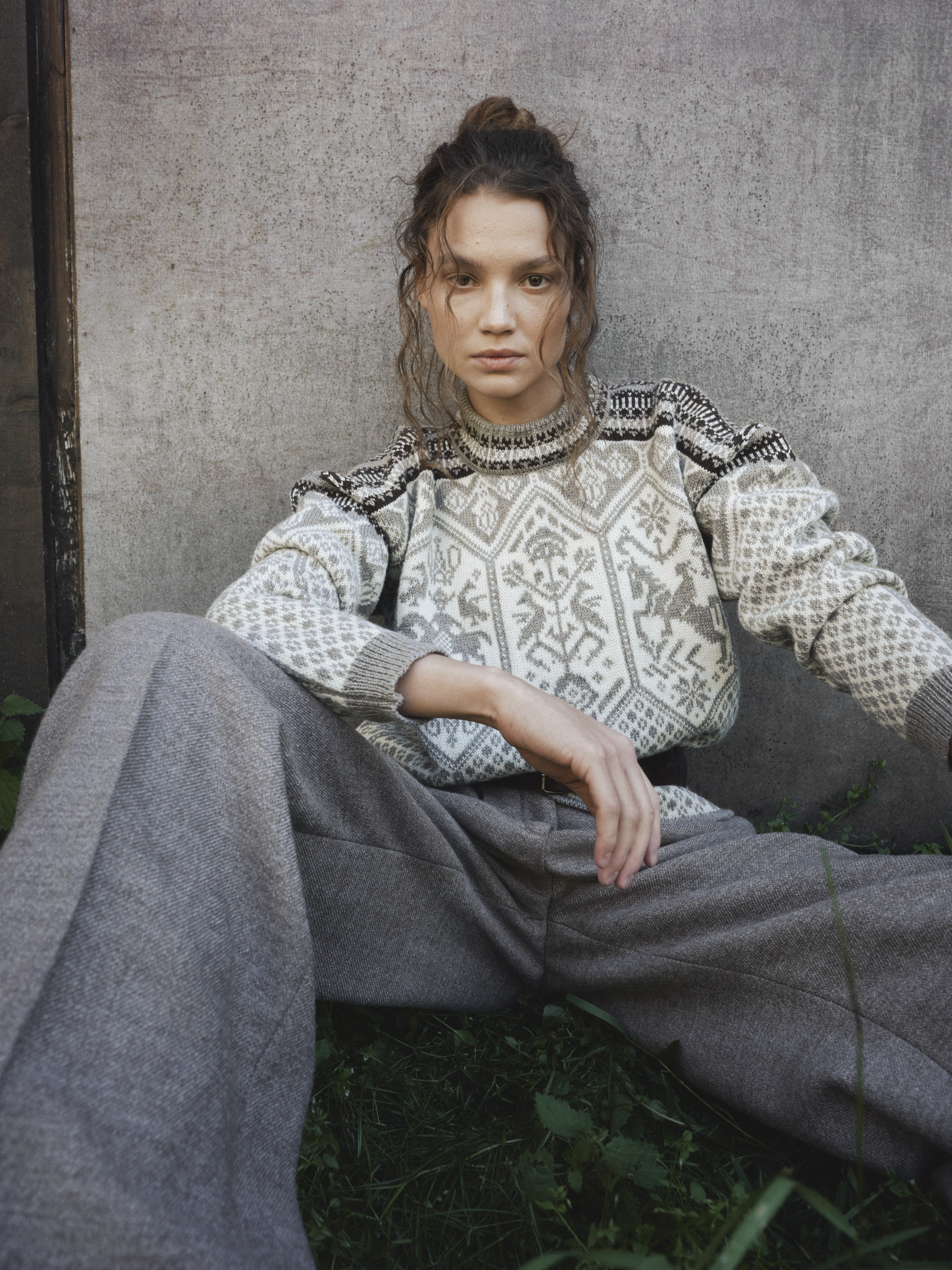 1994 Lillehammer women’s sweater Vanillasugar Naturalwhite Coff