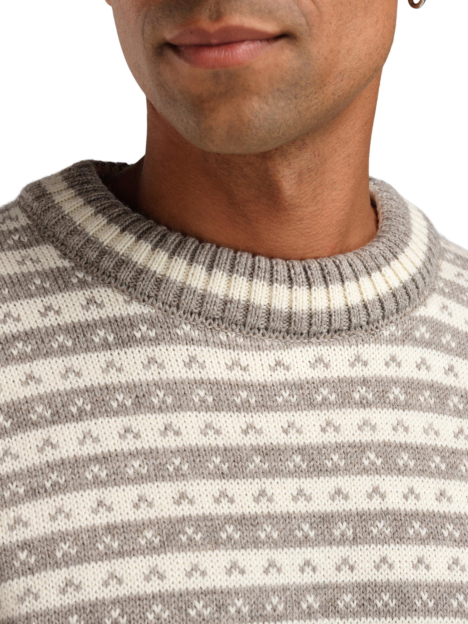 Skipsleia Unisex Sweater - Norwegian Wool Vanillasugar Naturalwhite