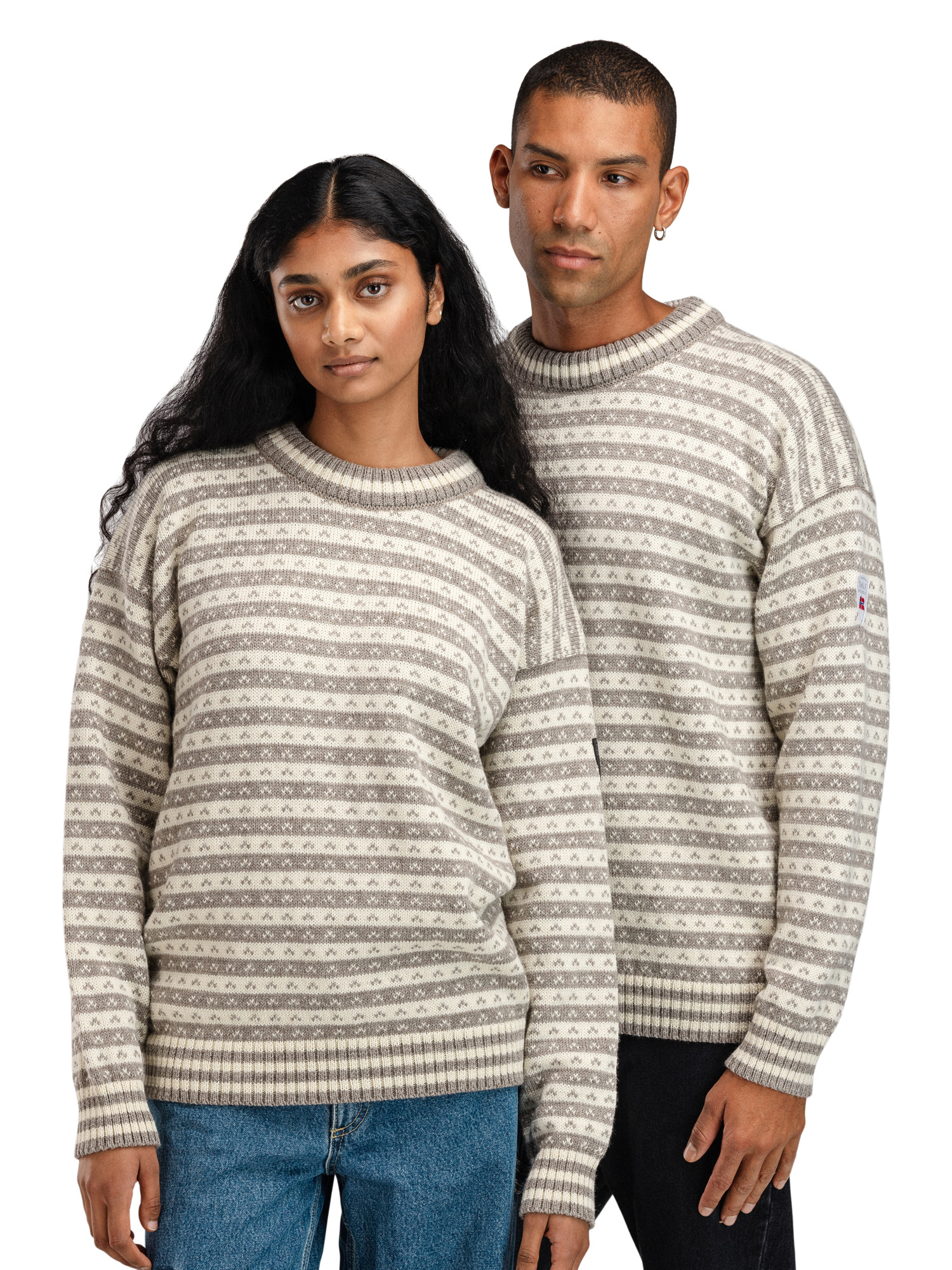 Skipsleia Unisex Sweater - Norwegian Wool Vanillasugar Naturalwhite