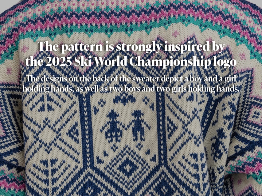 VM Trondheim pattern and logo by Dale of Norway