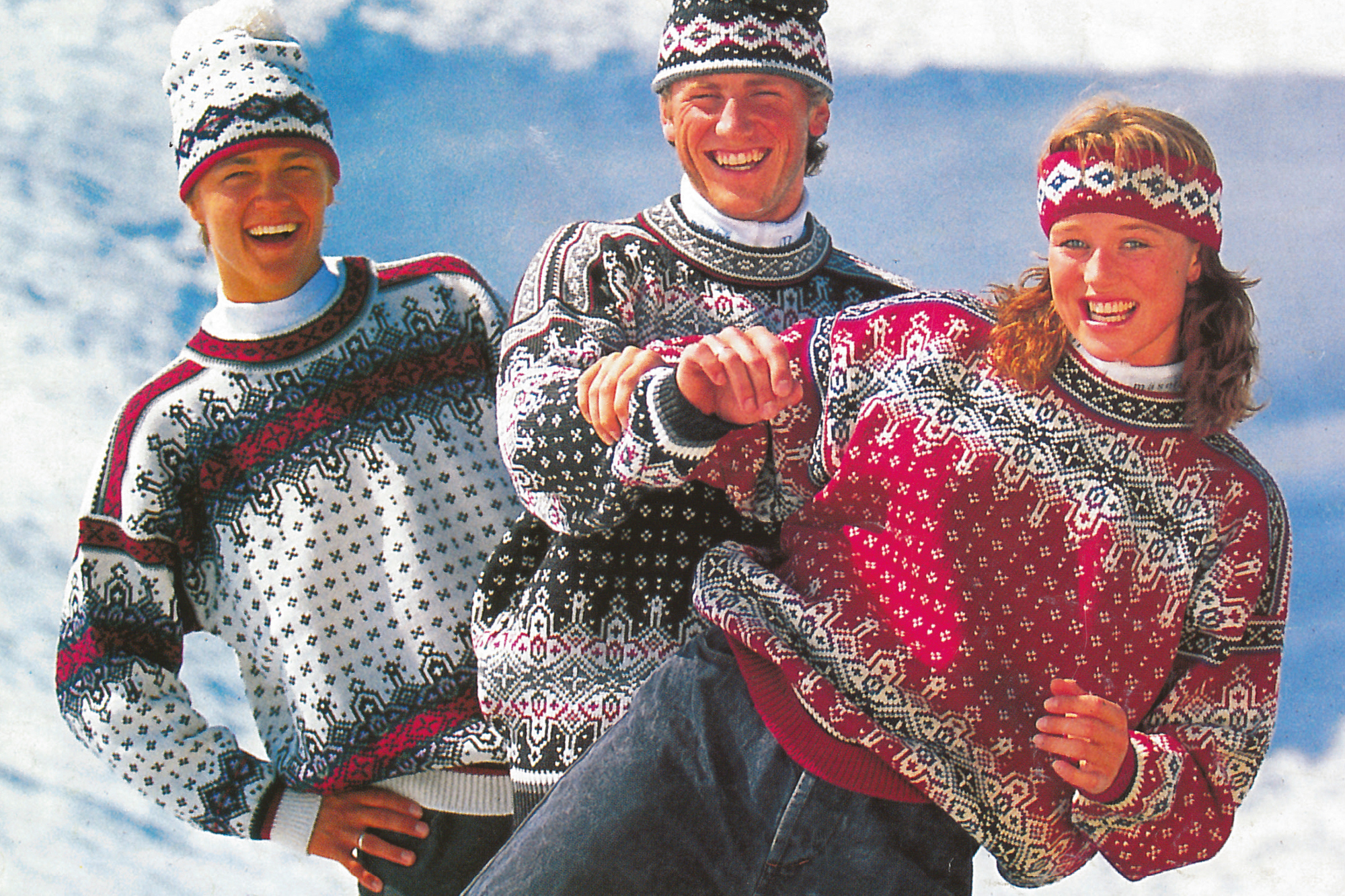 1992 Winter Olympics - Albertville, France. Olympic sweater from Dale of Norway