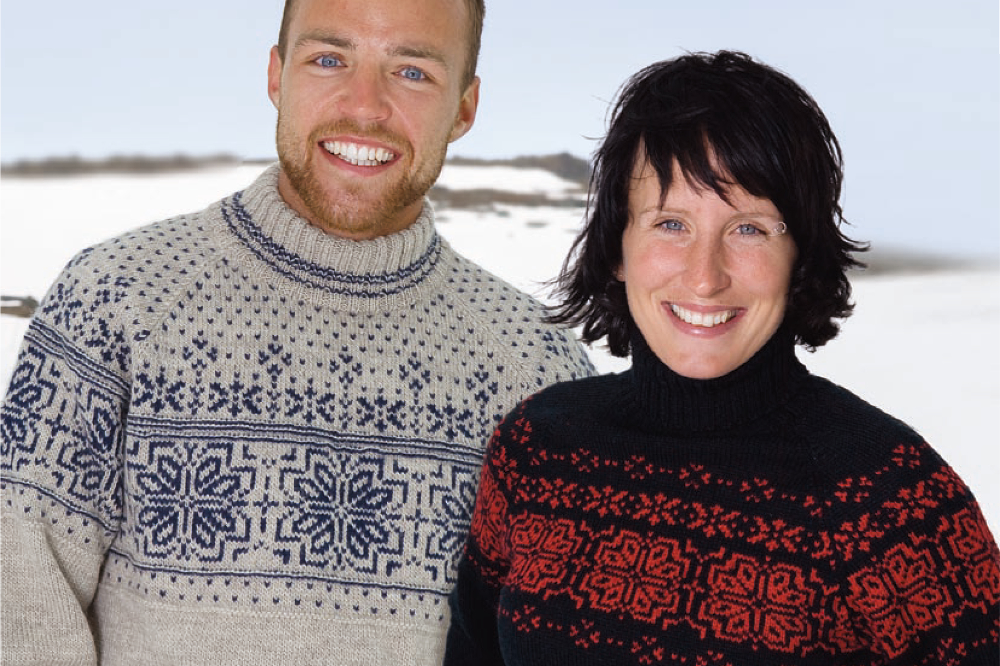 Ski-VM Liberec, Tsjekkia 2009. Bildet viser Tord Asle Gjerdalen og Marit Bjørgen i VM-genseren.