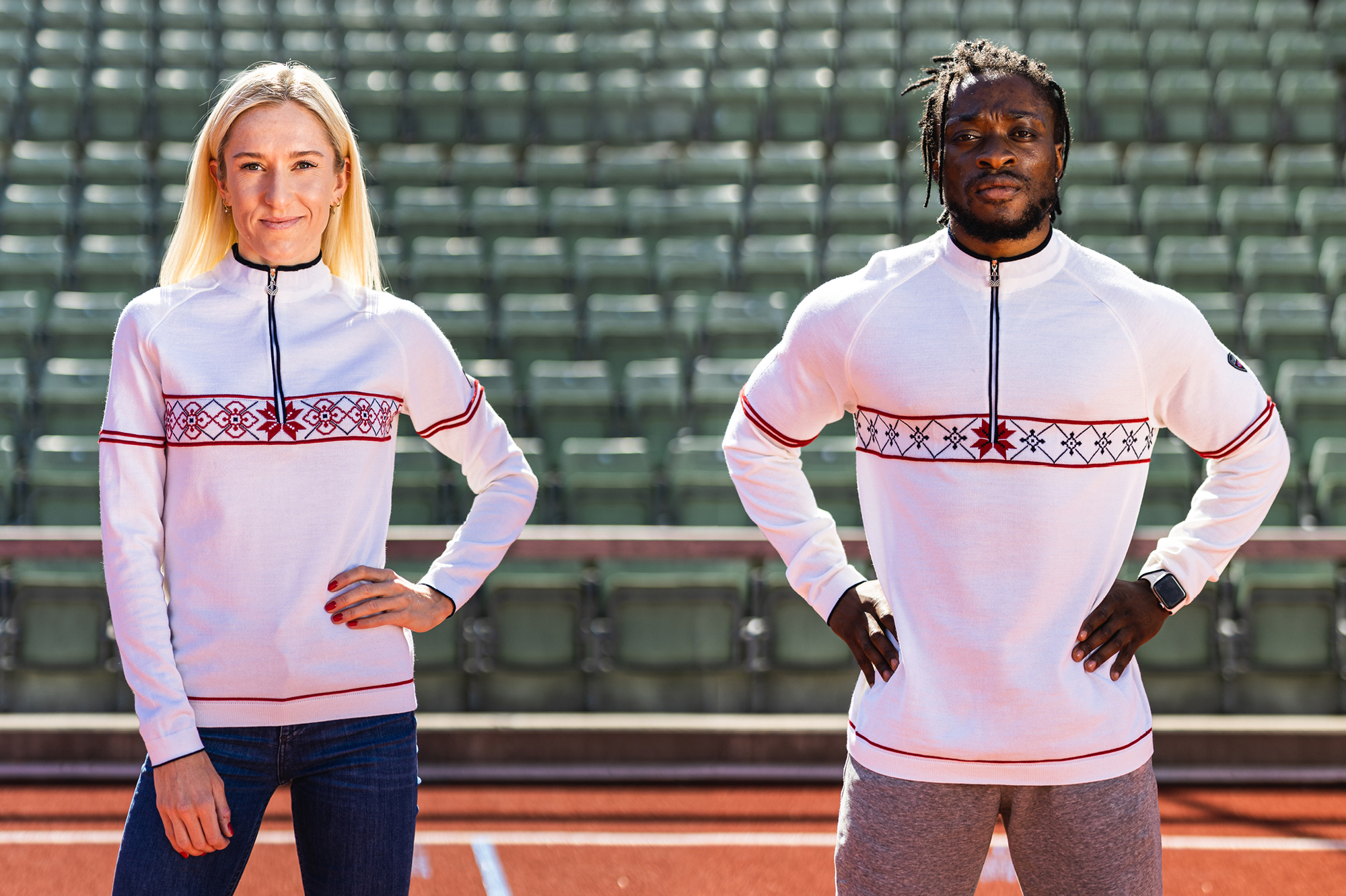 2020/2021 Summer Olympics - Tokyo, Japan. Norwegian athletes wearing the olympic sweaters from Dale of Norway